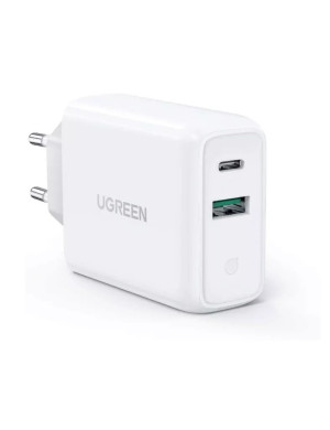Incarcator retea UGREEN 60468, 38 W, 1 x USB, 1 x USB Type-C, White