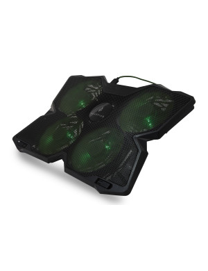 Cooler laptop Pad SUREFIRE 48818, 17", Black/Green
