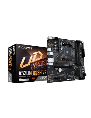 Placa de baza GIGABYTE A520M DS3H V2, AMD A520, Socket AM4, mATX