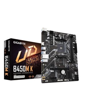 Placa de baza GIGABYTE B450M K, AMD B450, Socket AM4, mATX