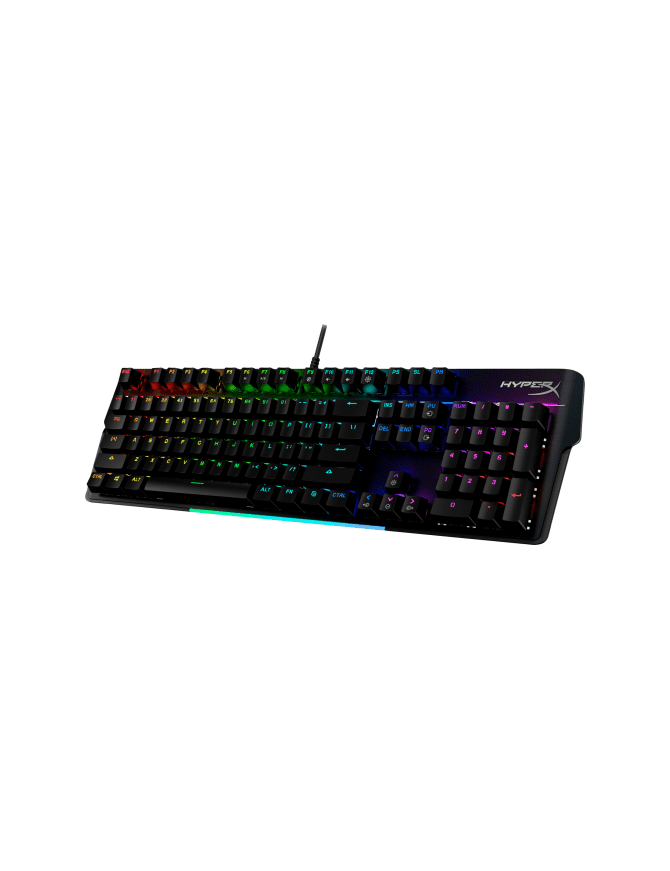 Tastatura gaming cu fir HYPERX Alloy MKW100 4P5E1AA#ABA, Mecanica, RGB, USB, Black