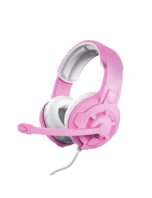 Casti gaming cu microfon TRUST GXT 411P, Jack 3.5 mm, Radius Pink
