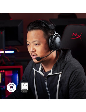 Casti gaming wireless cu microfon HYPERX Cloud Alpha, USB, Black/Red