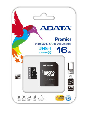 Card de memorie ADATA AUSDH16GUICL10-RA1, MicroSDHC, 16GB