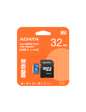 Card de memorie A-DATA Premier AUSDH32GUICL10A1-RA1, microSDXC, 32GB + adaptor SD