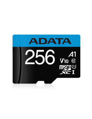 Card de memorie ADATA Premier AUSDX256GUICL10A1-RA1, MicroSDXC, 256GB + Adaptor