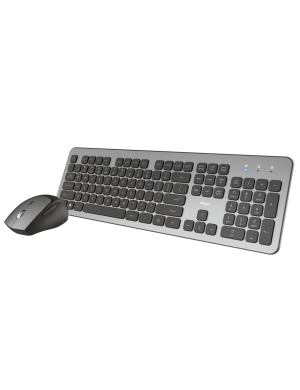 Kit tastatura + mouse TRUST Raza 23461, wireless, negru