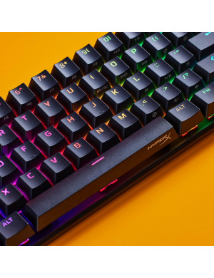 Tastatura gaming cu fir HYPERX Alloy Origins 65 Red, Mecanica, RGB, USB, Black