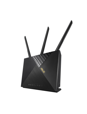 Router Wireless ASUS 4G-AX56 AX1800, 802.11 a/b/g/n/ac/ax, WI-Fi 6, Dual Band 574 + 1201 Mbps, Negru