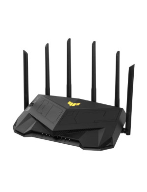 Router wireless ASUS Gigabit AX6000, Dual-Band Wi-Fi 6, 2.4 Ghz - 1148Mbps, 5 Ghz - 4804Mbps, Black