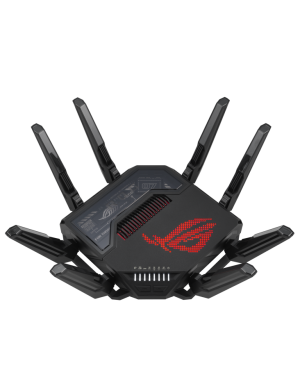 Router Wireless ASUS GT-BE98, Quad-Band, Wi-Fi 7, 2.4/6 GHz, 1376 + 11529 Mbps, Black