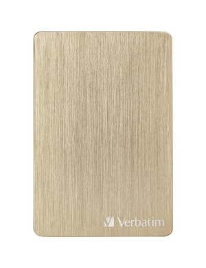 HDD portabil VERBATIM Store 'n' Go Slim, 1 TB, USB 3.0, Aluminiu Gold