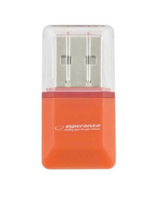 Cititor de carduri ESPERANZA EA134O, USB 2.0, 480 Mb/s, Orange