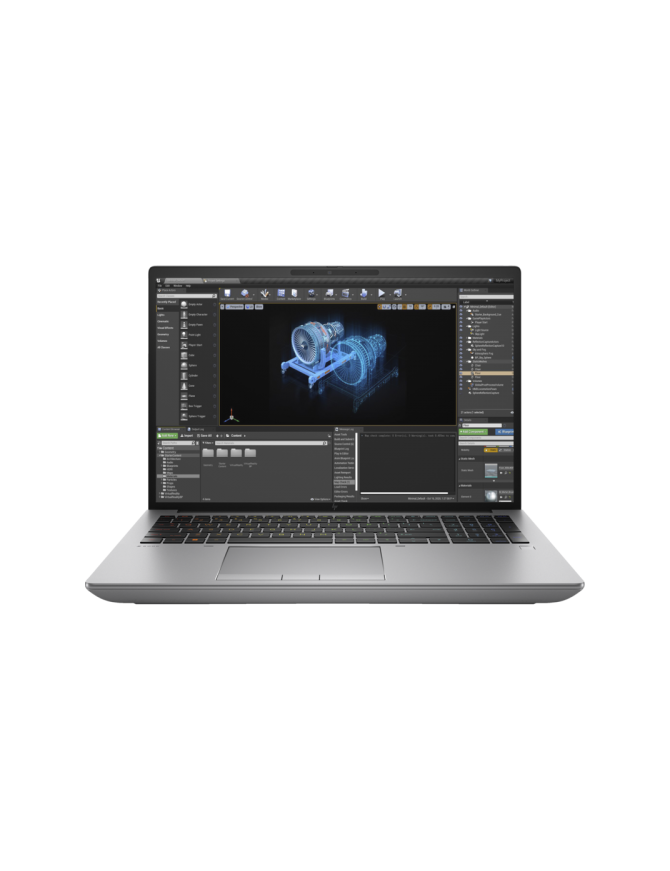 Laptop HP ZBook Fury 16 G10 62V95EA#ABB, 16" WQUXGA, Intel® Core™ i7-13850HX, 64GB RAM, SSD 1TB, nVidia RTX A2000 8GB, 5G, Windo