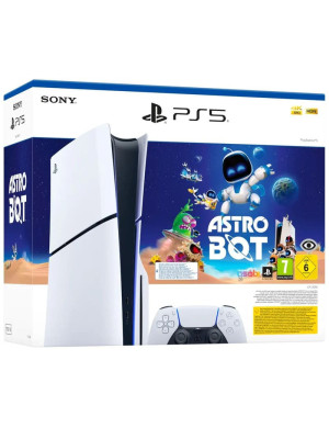 Consola SONY PlayStation 5 Slim Disc Edition (PS5), 1TB + Astro Bot, White