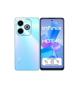 Telefon INFINIX Hot 40i, 128GB, 4GB RAM, Palm Blue