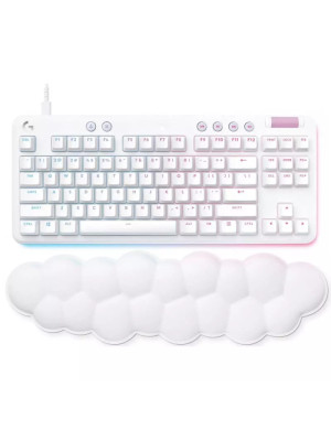 Tastatura gaming cu fir LOGITECH G713 920-010422, USB, Switch RGB GX Brown, Mecanica, White