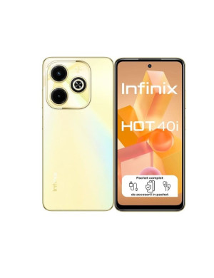 Telefon INFINIX Hot 40i, 256GB, 8GB RAM, Horizon Gold