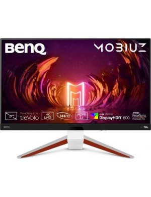 Monitor Gaming LED Curbat BENQ Mobiuz EX2710U 9H.LKTLA.TBE, 27" UHD, IPS, 1 ms, 144 Hz, Black/White