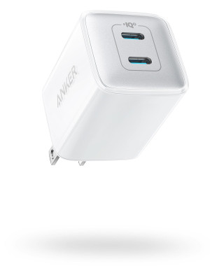 Incarcator retea ANKER 521 Nano Pro, 40 W, 2 x USB-C, White