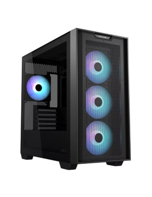 Carcasa PC ASUS A21 PLUS TG ARGB, Fara sursa, Black