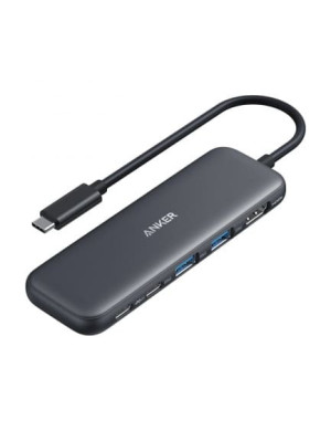 Hub ANKER Ultra-Slim 5-in-1 A8355H11, 2x USB-A, 1x USB-C, 1x USB PD, 1x HDMI 4K, Black