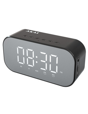 Radio FM/AM cu ceas AKAI ABTS-C5, Dual Alarm, Bluetooth, Black