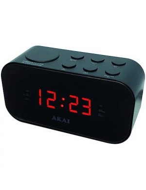 Radio AM/FM cu ceas AKAI ACR-3088, 5 W, Negru