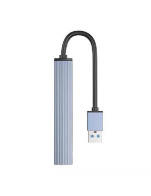 Hub USB ORICO AH-A13-GY-BP, 4 x USB 3.0, Argintiu