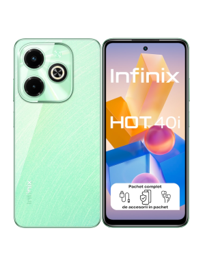 Telefon INFINIX Hot 40i, 256GB, 8GB RAM, Starfall Green