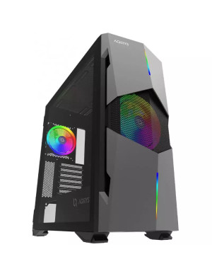 Carcasa PC AQIRYS Betelgeuse, Fara sursa, ARGB, Black