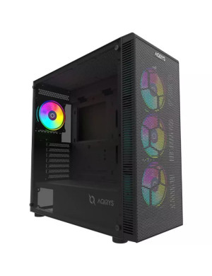 Carcasa AQIRYS Naos Pro, Fara sursa, ARGB, Black