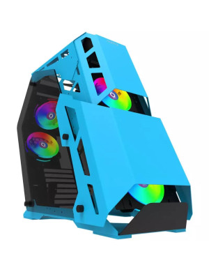 Carcasa PC AQIRYS Procyon, Fara sursa, ARGB, Blue