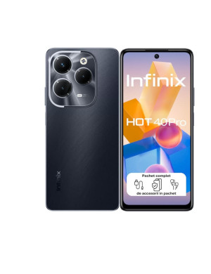 Telefon INFINIX Hot 40 Pro, 256GB, 8GB RAM, Starlit Black