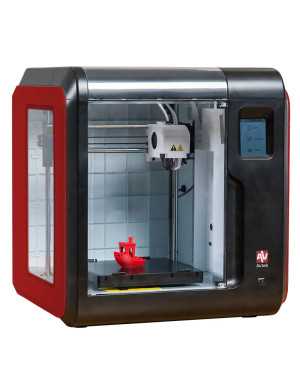Imprimanta 3D AVTEK CreoCube, Precizie 0.2mm, Viteza printare 100mm pe secunda, Black/Red