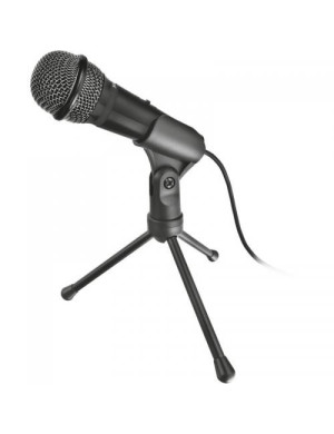 Microfon cu fir TRUST Starzz, Jack 3.5 mm, Black