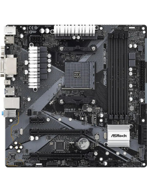 Placa de baza ASRock B450M PRO4-F R2.0, B450, AM4, mATX