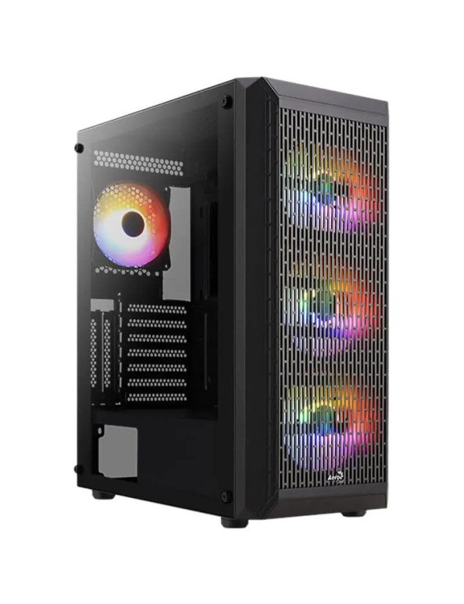 Carcasa AEROCOOL Beam V2 RGB, Fara sursa, neagra