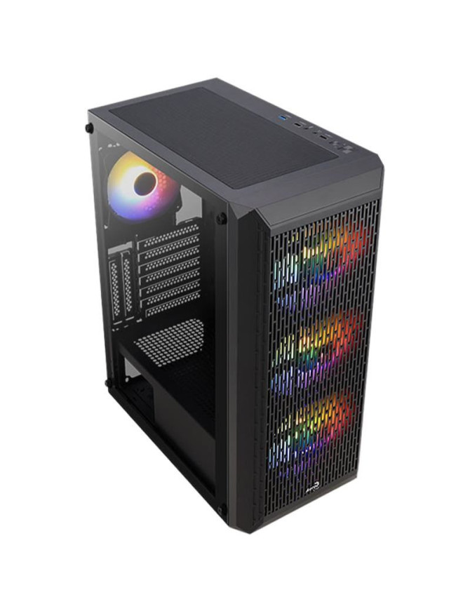 Carcasa AEROCOOL Beam V2 RGB, Fara sursa, neagra