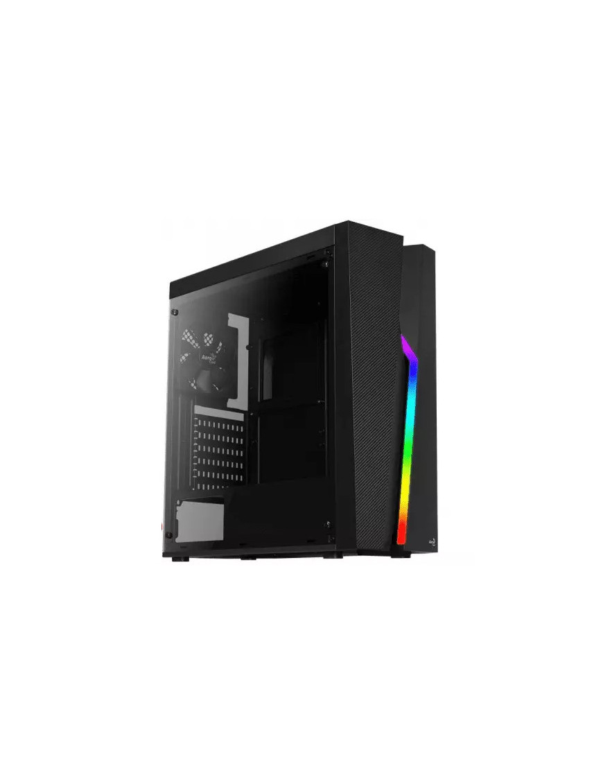 Carcasa PC AEROCOOL Bolt, Fara sursa, RGB, Black
