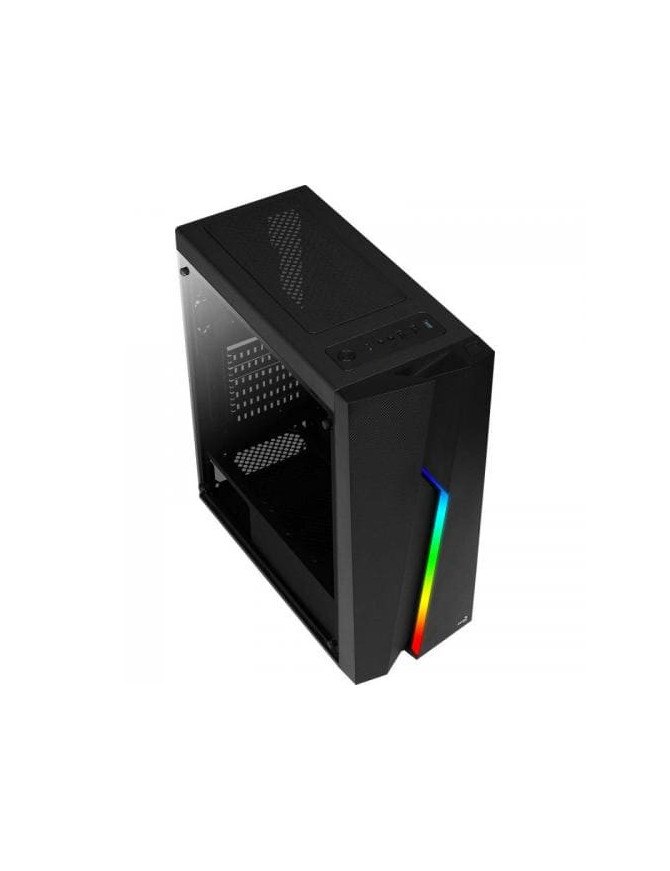 Carcasa PC AEROCOOL Bolt, Fara sursa, RGB, Black