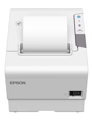 Imprimanta de chitante EPSON TM-T88VI, USB, LAN, Serial, White