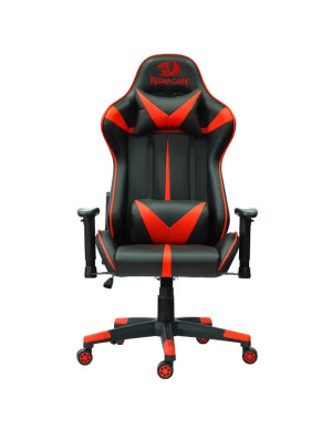 Scaun gaming REDRAGON Rampage C503-BR, Piele sintetica, max. 150kg, Negru-Rosu