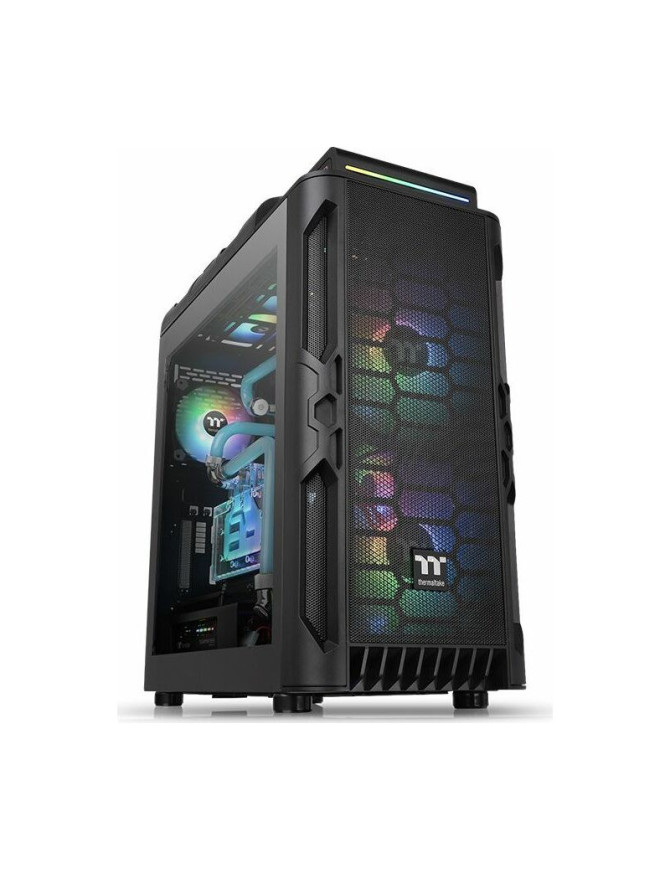 Carcasa THERMALTAKE Level 20 RS ARGB, Mid-Tower, Fara sursa, ATX, Negru