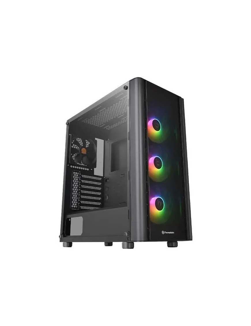 Carcasa THERMALTAKE V250, MiddleTower, panou sticla securizata, ARGB, negru