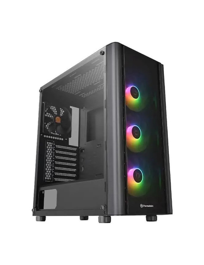 Carcasa THERMALTAKE V250, MiddleTower, panou sticla securizata, ARGB, negru