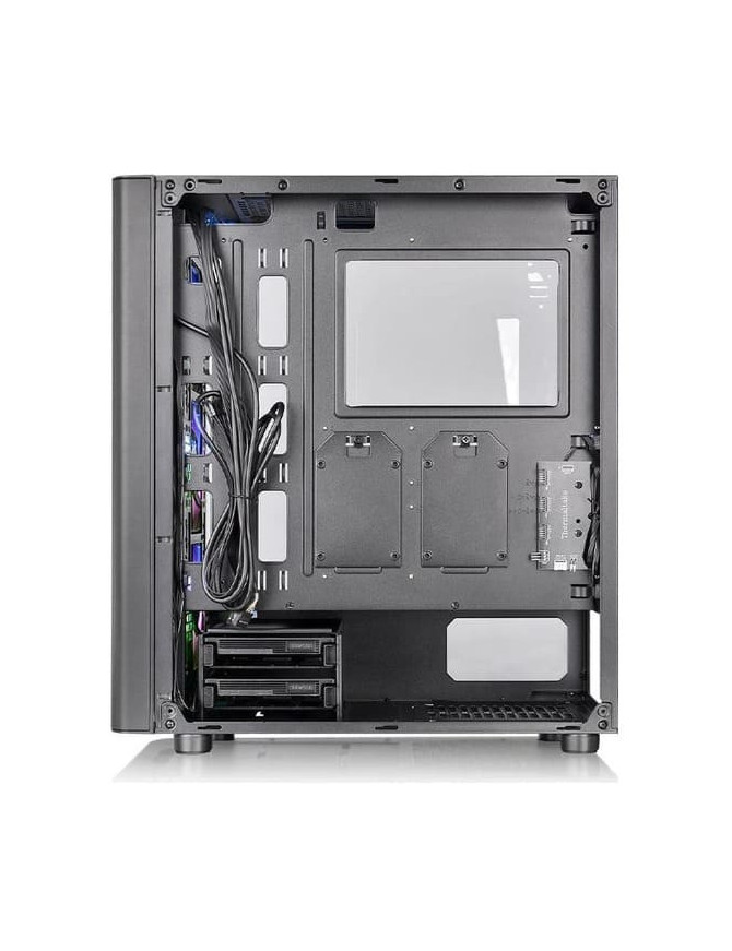 Carcasa THERMALTAKE V250, MiddleTower, panou sticla securizata, ARGB, negru