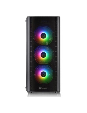 Carcasa THERMALTAKE V250, MiddleTower, panou sticla securizata, ARGB, negru