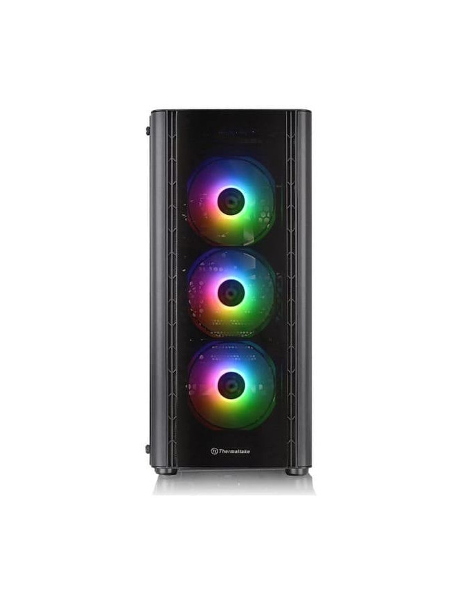 Carcasa THERMALTAKE V250, MiddleTower, panou sticla securizata, ARGB, negru