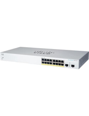 Switch CISCO Gigabit CBS220-16P-2G-EU, Smart, 16 porturi, PoE, 130W, 2x1G SFP uplink